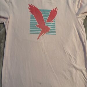 American Eagle Graphic Tee. Very light pink